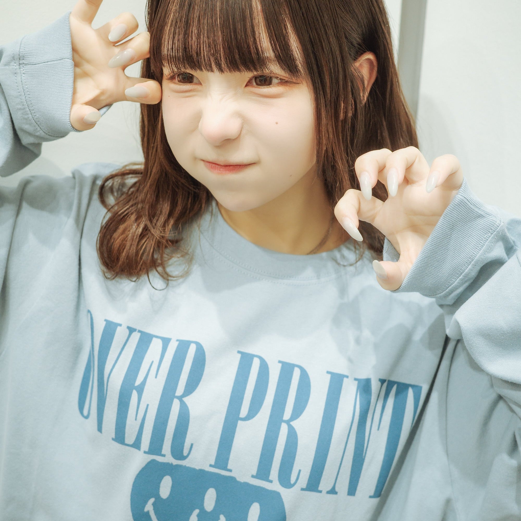 Nevericonic LS Tee – over print Nevericonic LS Tee – over print