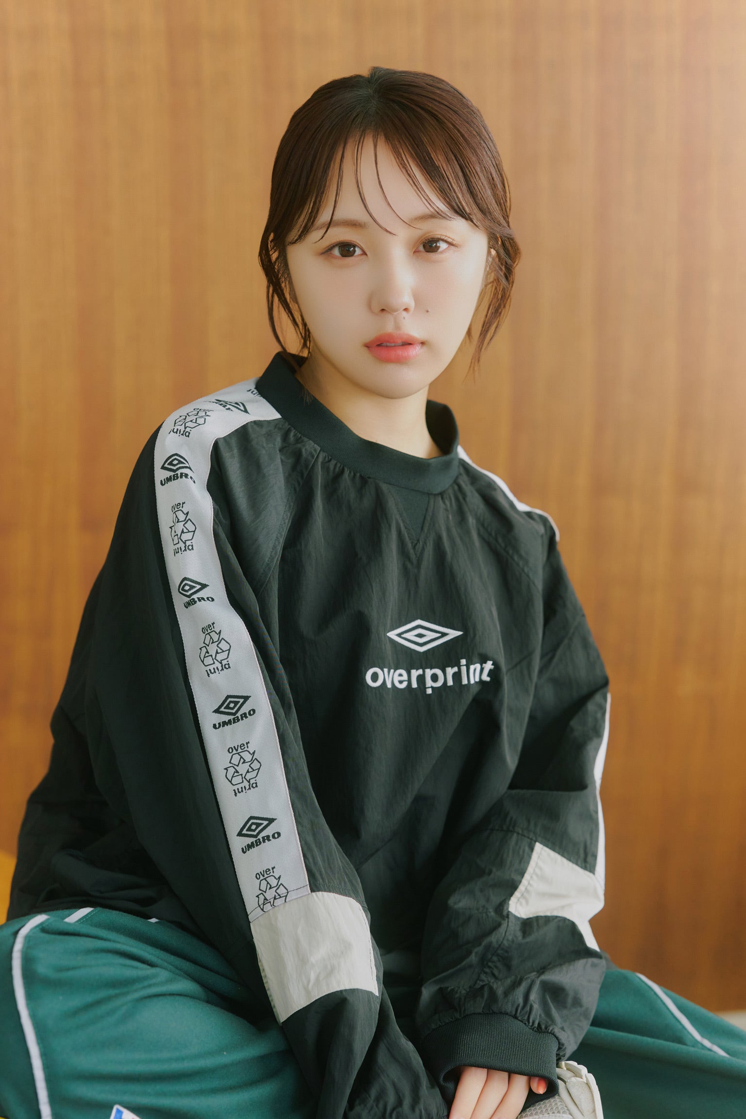 ウェア UMBRO overprint Drill top UMBRO * over print Drill top