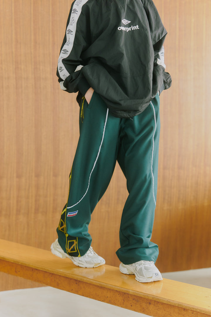Wool jersey pants