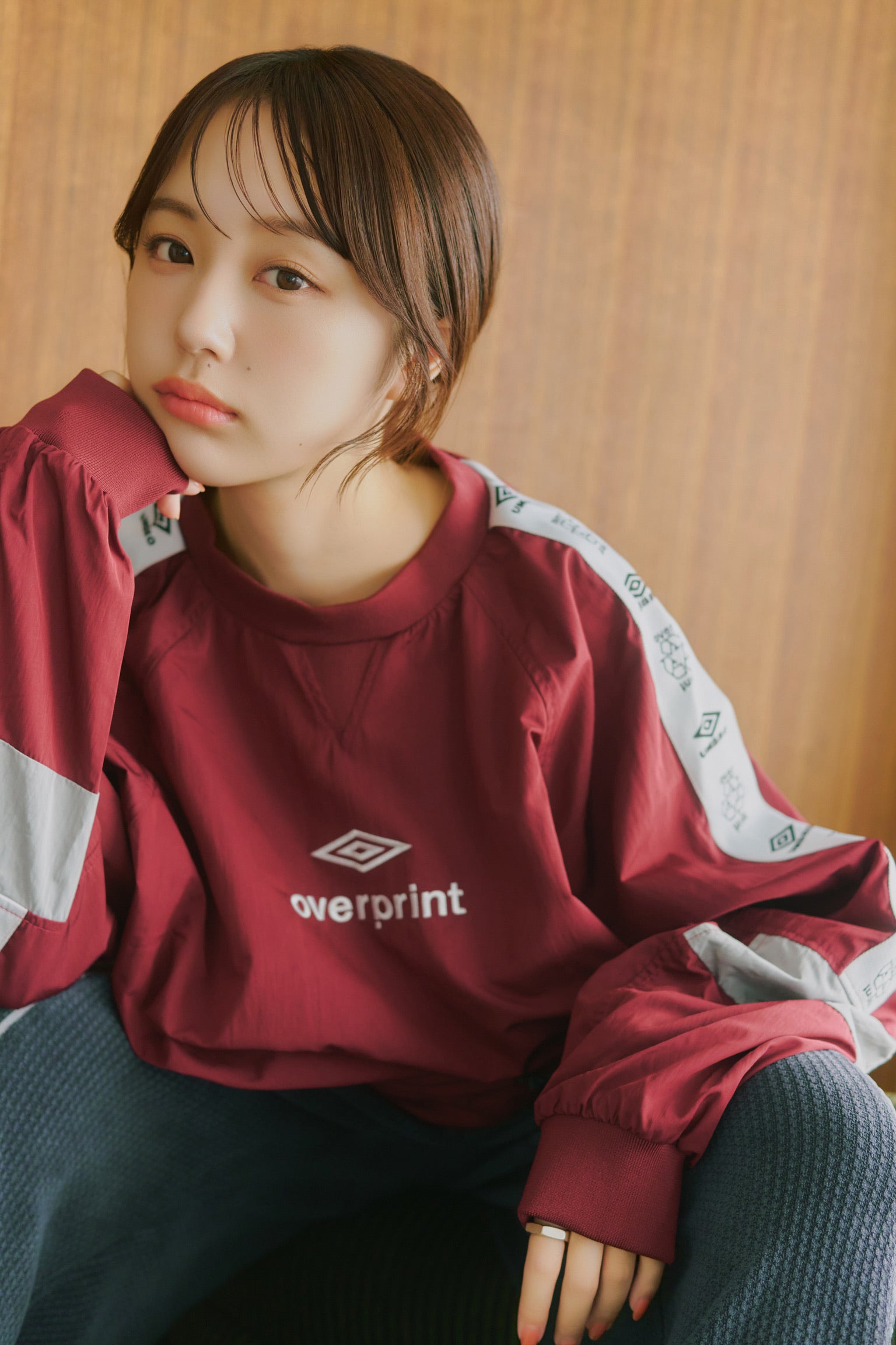 UMBRO * over print Drill top
