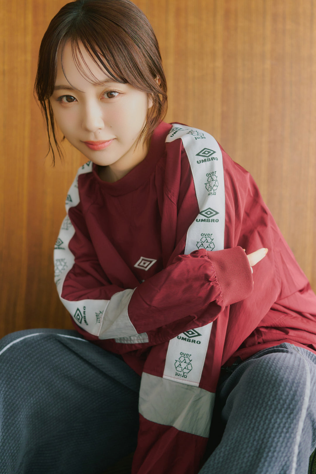 UMBRO * over print Drill top