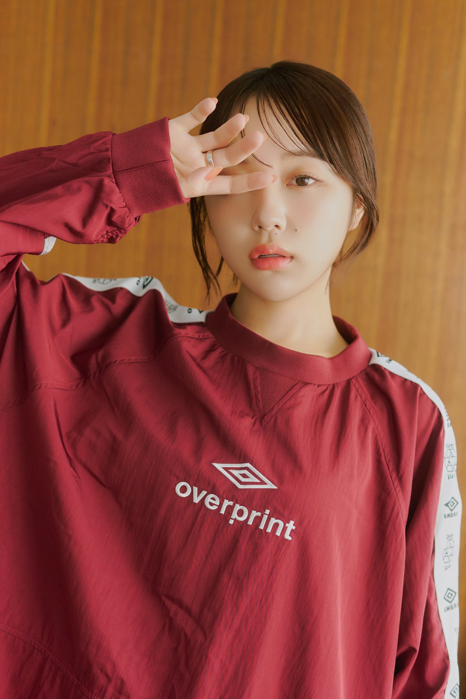 Umbro 黒 長袖 トレーナー overprint Umbro 黒 長袖 トレーナー overprint