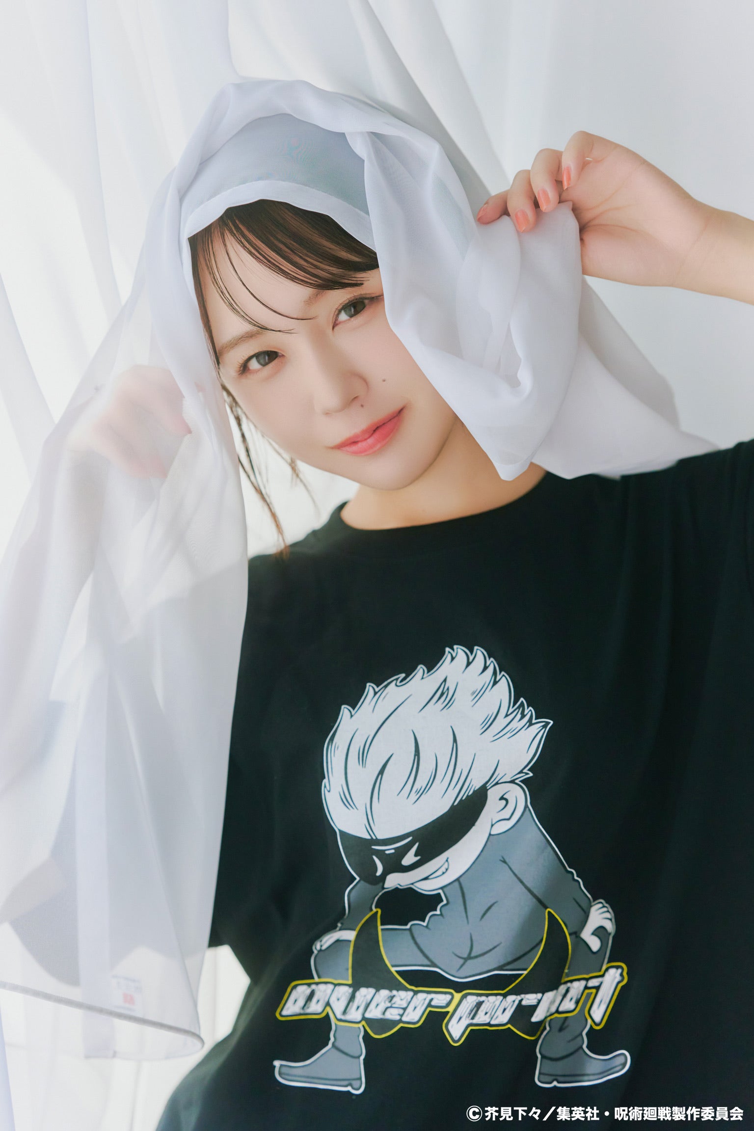 呪術廻戦　WIND AND SEAコラボアパレル　五条悟　Tシャツ 呪術廻戦」とユニクロUTがコラボ、五条悟や伏黒恵がTシャツに