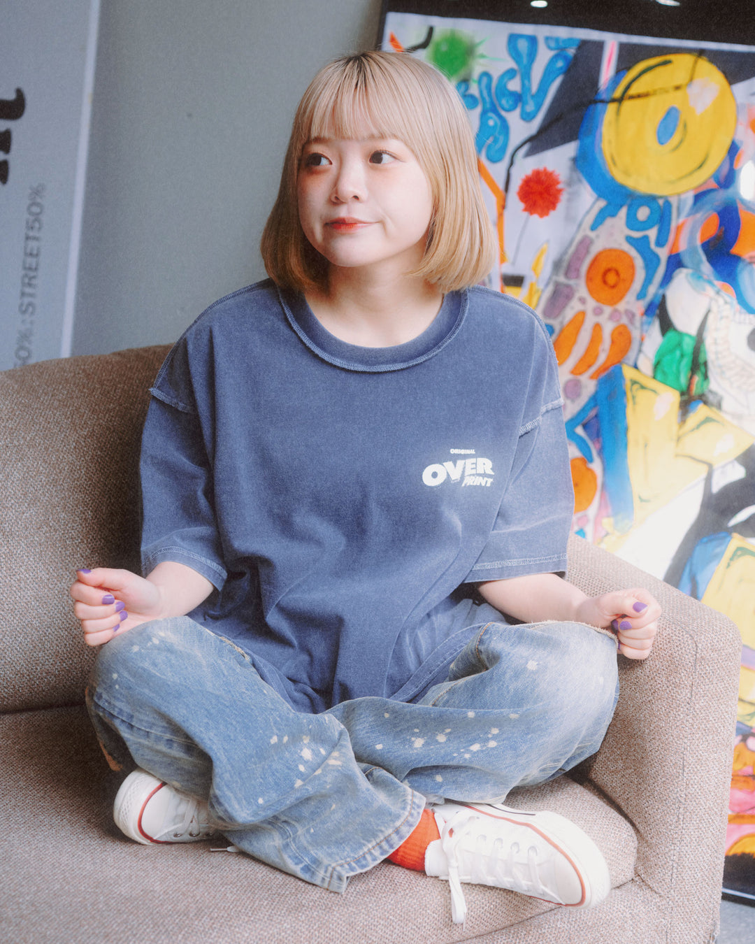 POP ART pigment Tee Ver:1 GLOW IN THE DARK