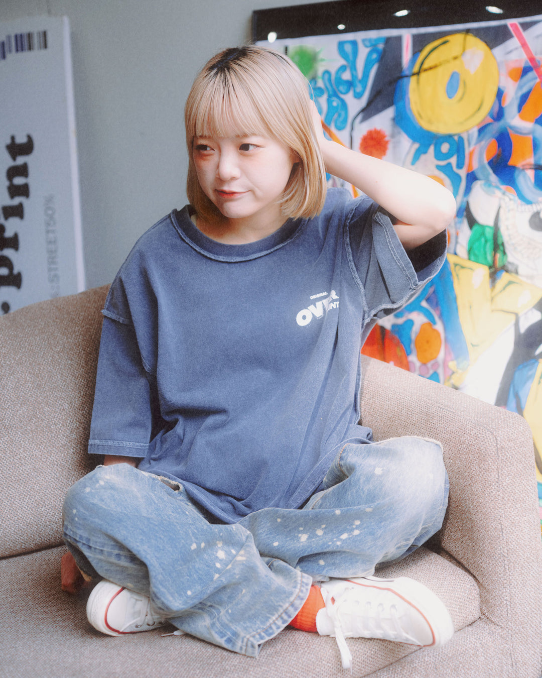 POP ART pigment Tee Ver:1 GLOW IN THE DARK
