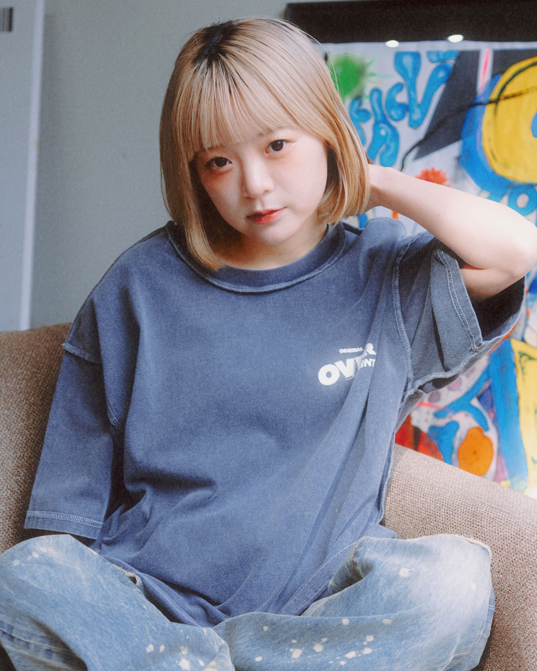 POP ART pigment Tee Ver:1 GLOW IN THE DARK