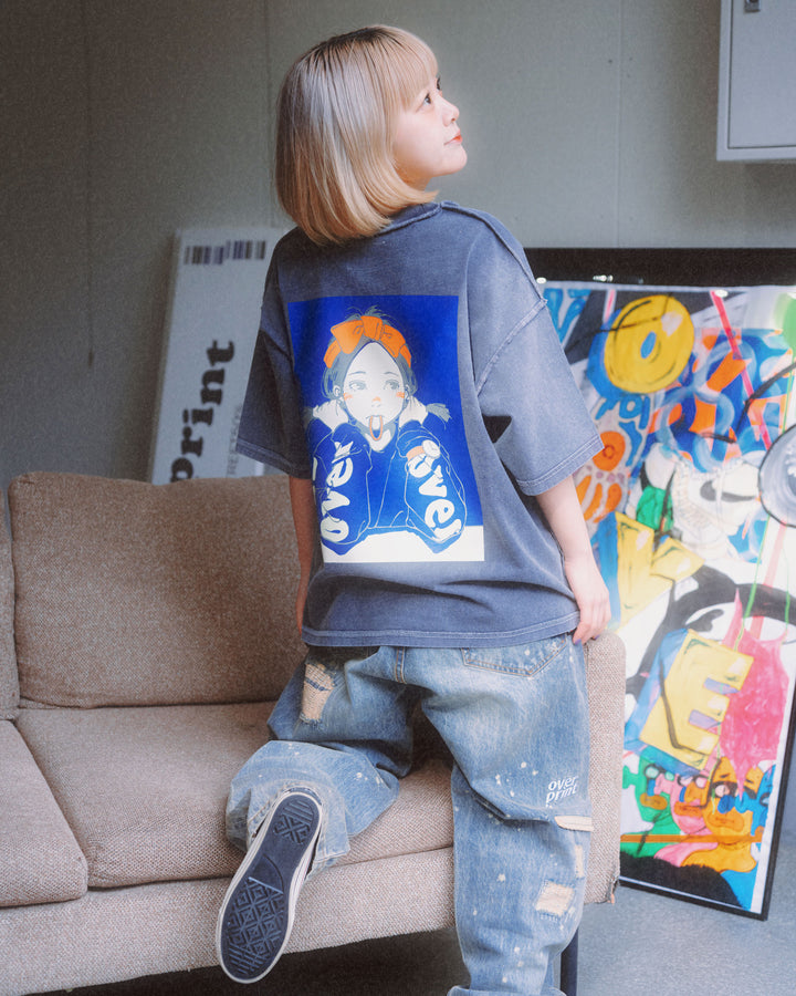 POP ART pigment Tee Ver:1 GLOW IN THE DARK