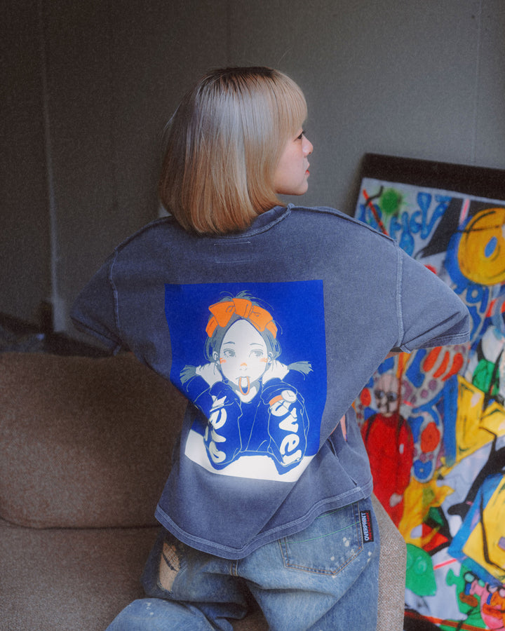 POP ART pigment Tee Ver:1 GLOW IN THE DARK