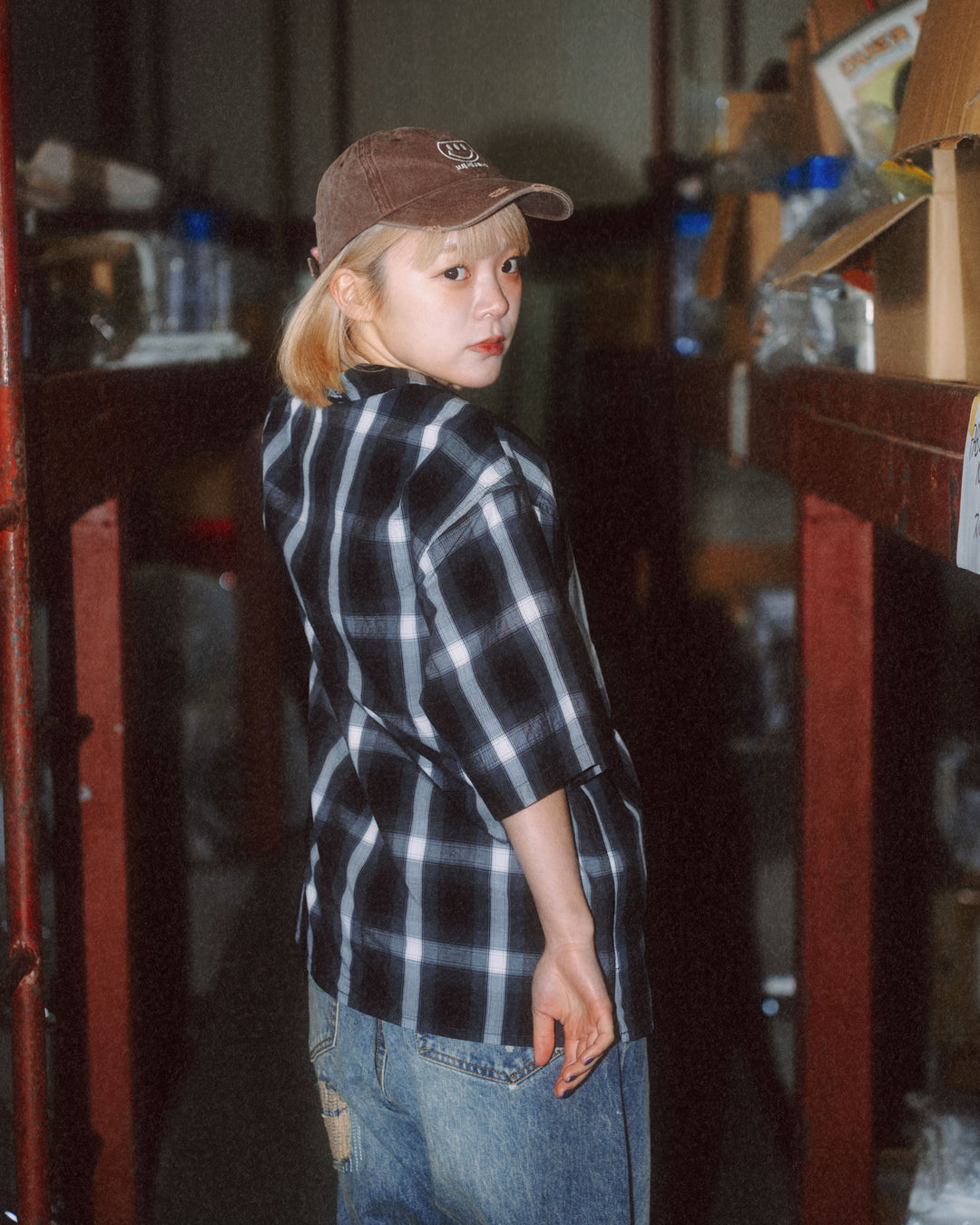NEW MOON check shirts