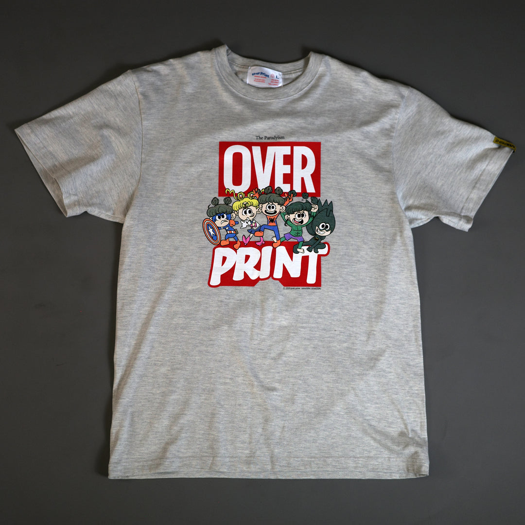 (5.24 22:00new release)NO HEROES Tee (ash)