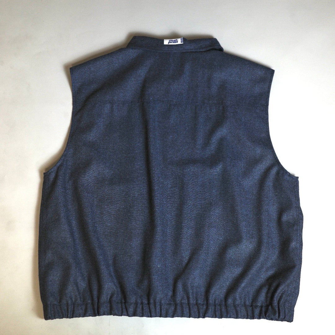 VEST HERRINGBONE TWEED