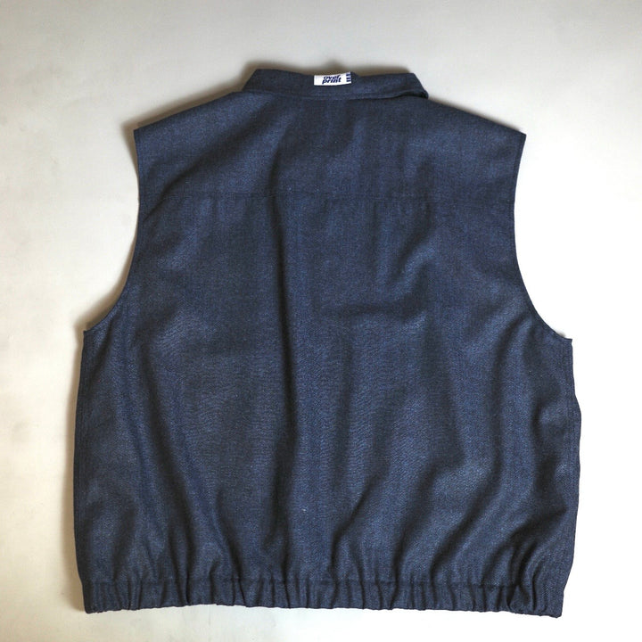 VEST HERRINGBONE TWEED