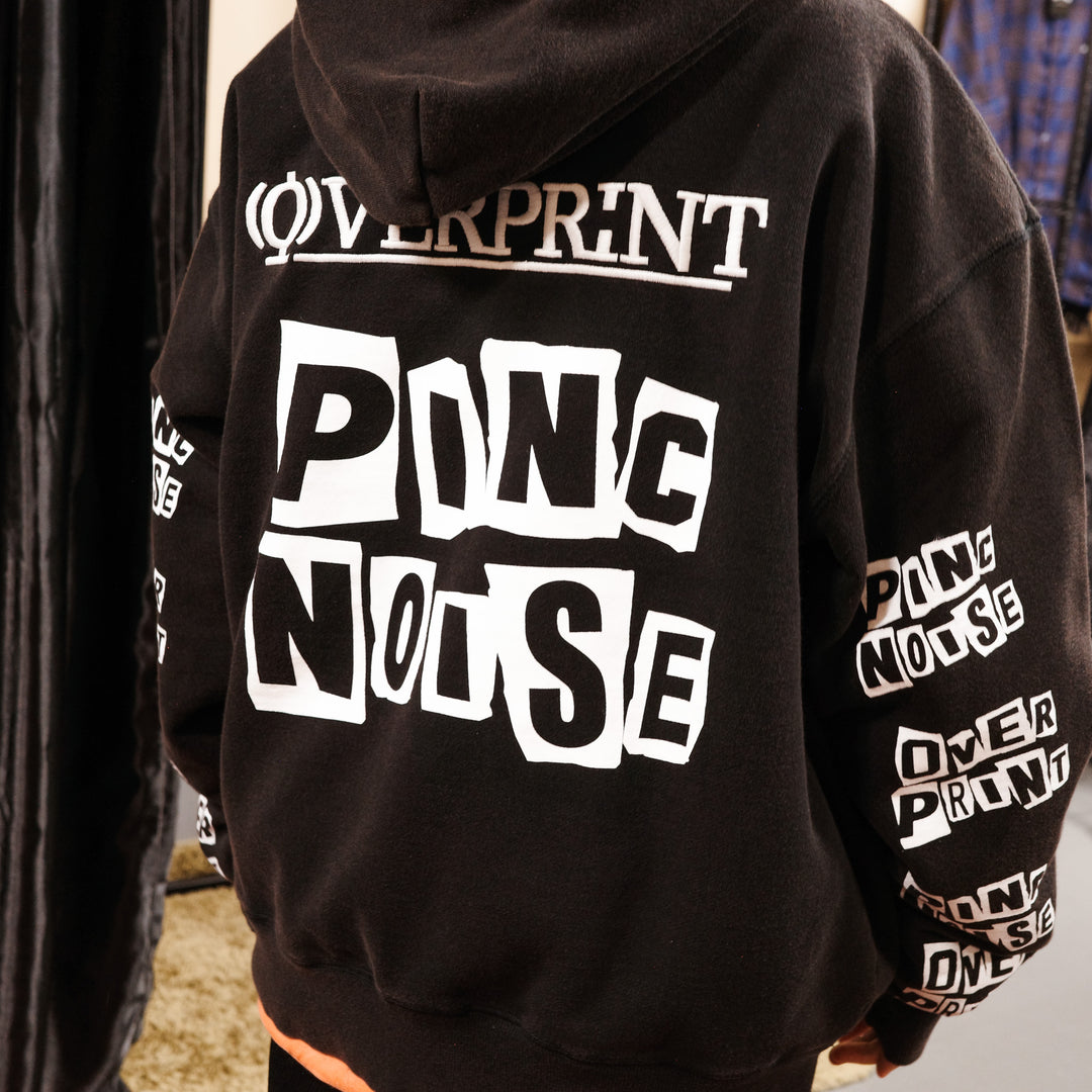 OVERPRINT Zip Hoodie_PINC NOISE