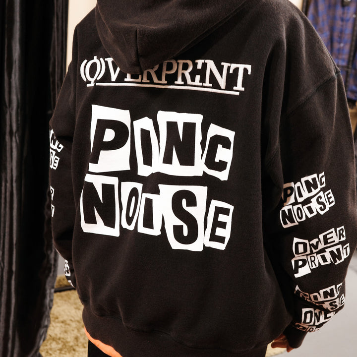 OVERPRINT Zip Hoodie_PINC NOISE