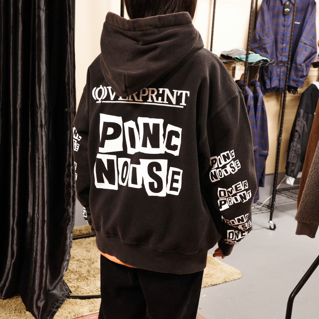 OVERPRINT Zip Hoodie_PINC NOISE
