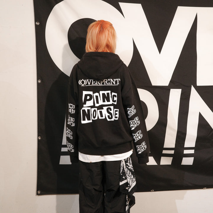 OVERPRINT Zip Hoodie_PINC NOISE
