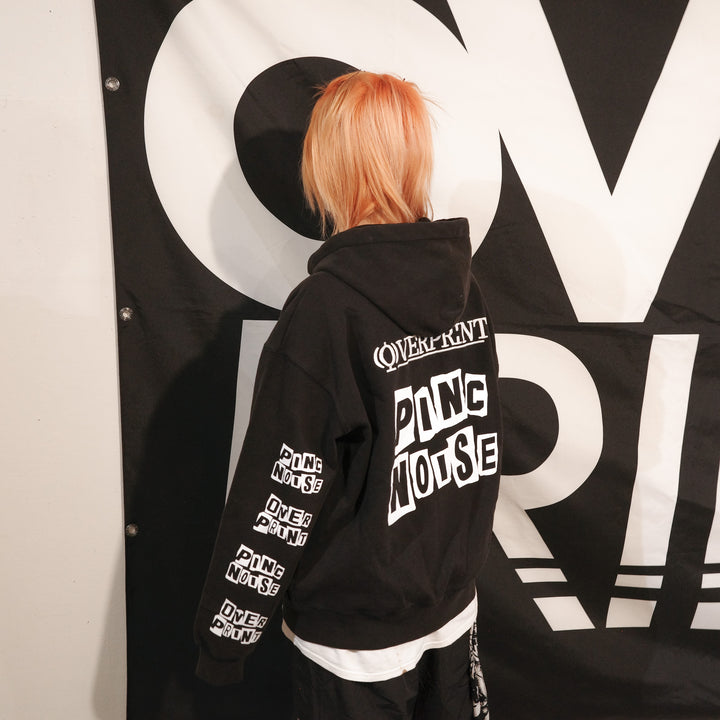 OVERPRINT Zip Hoodie_PINC NOISE