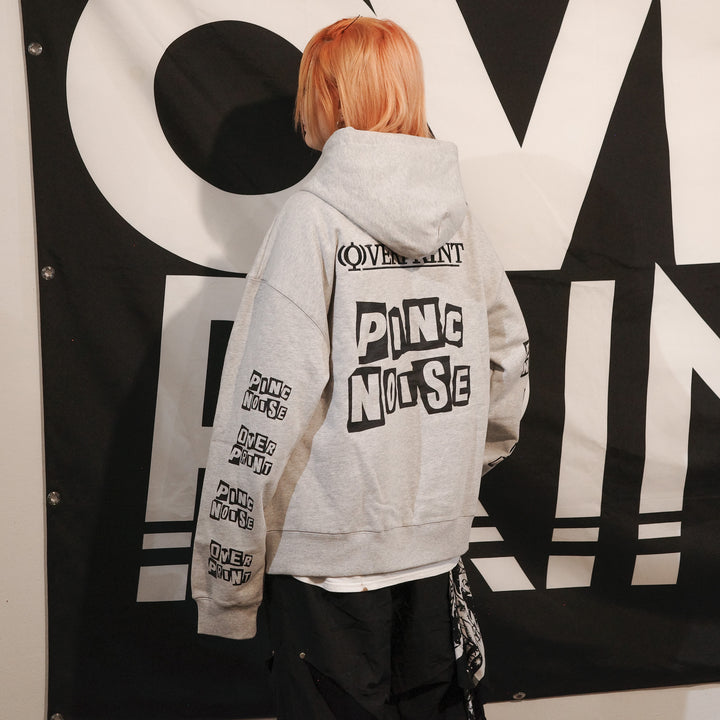 OVERPRINT Zip Hoodie_PINC NOISE