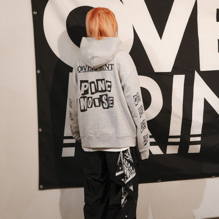OVERPRINT Zip Hoodie_PINC NOISE