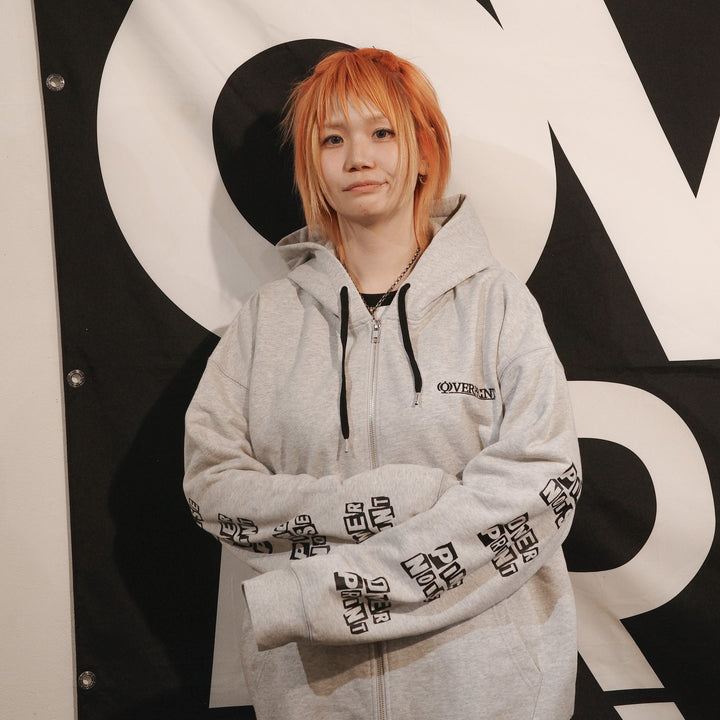 OVERPRINT Zip Hoodie_PINC NOISE